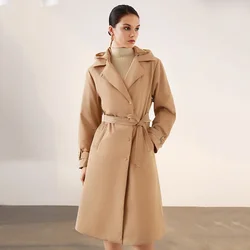 K1990X Abbigliamento da donna di lusso invernale 90% piumini d'oca bianchi Piumini lunghi con cappuccio