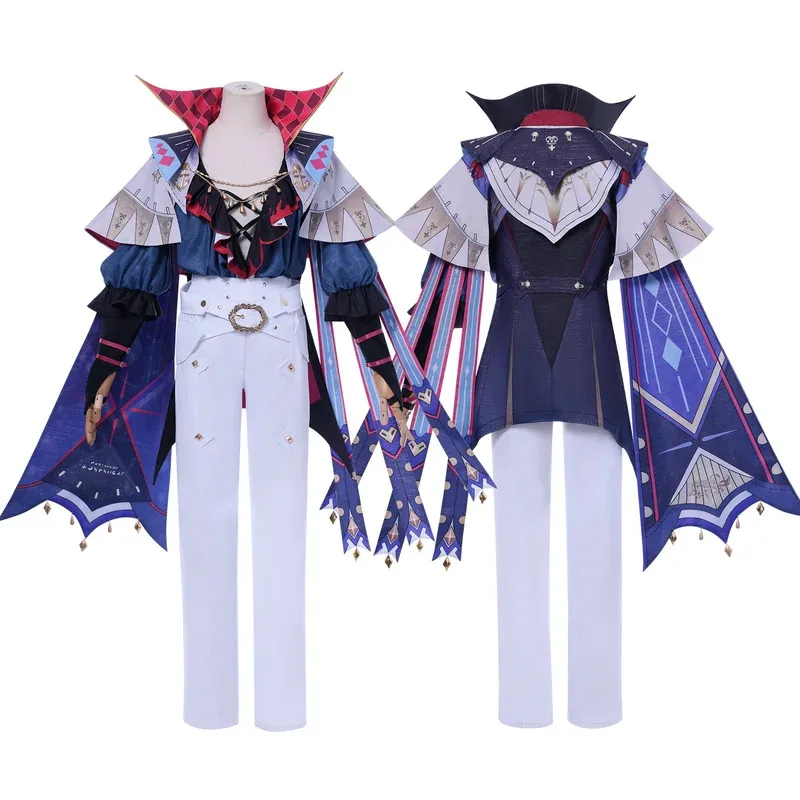 CyWuthering Waves Brant تأثيري حلي قبعة شعر مستعار زي حفلة الهالوين لعب الأدوار الزي لعبة الدعاوى