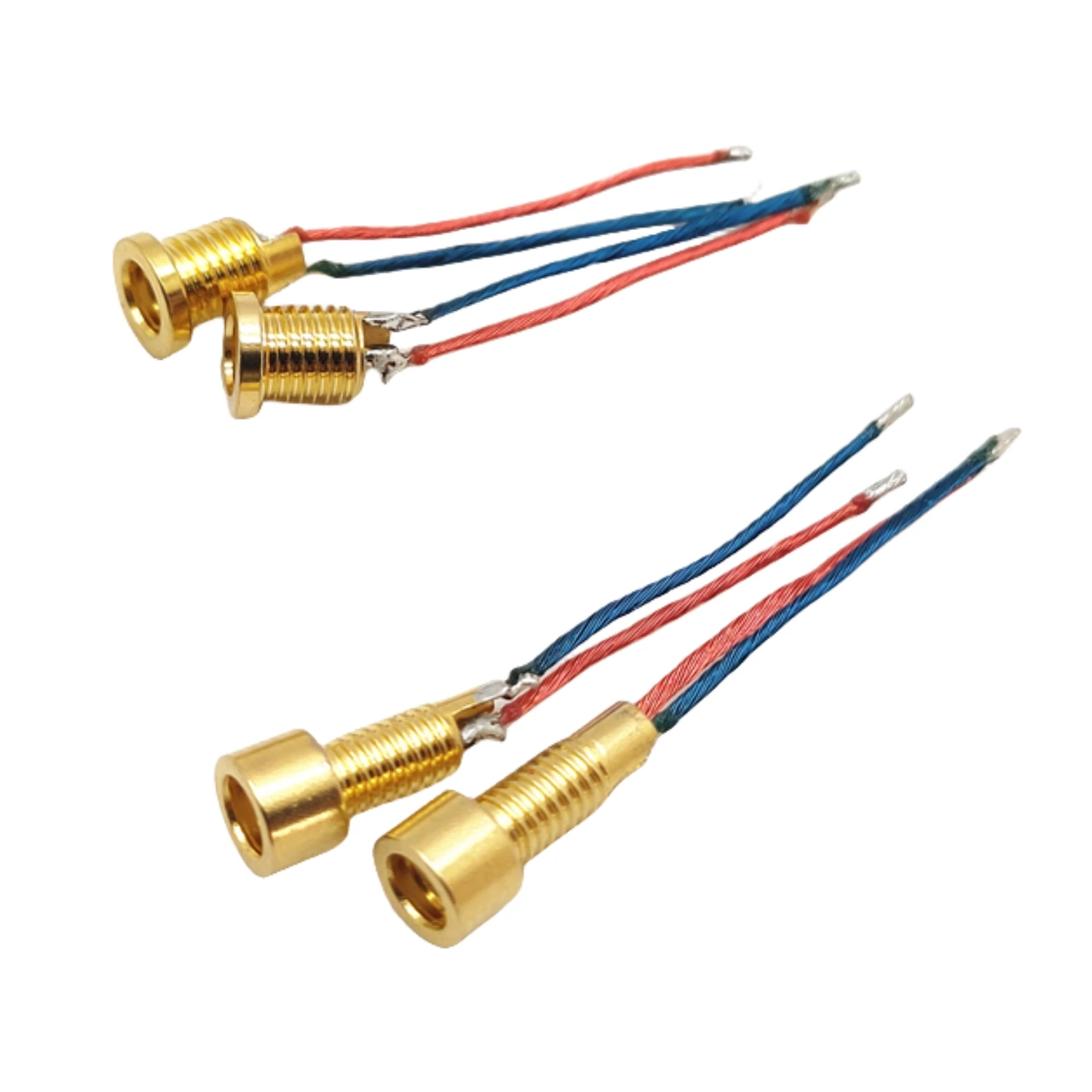 MMCX Pin Connetor Socket Nut Custom Made Universal Female Pure copper Gold Plated Built-in Hreaded for Koss and other headphones