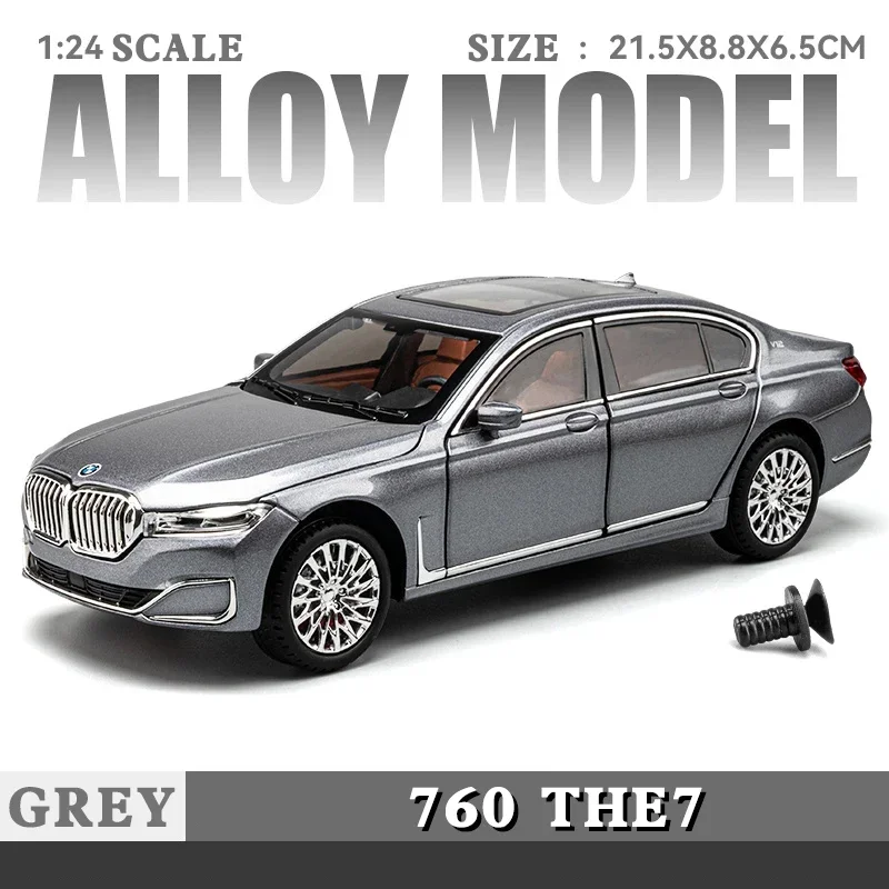 1/24 bmw 760li Legierung Druckguss Dekoration Schlafzimmer Home Interior Ornamente Wahl Mode sammeln Hobbys Modell auto Geschenk box