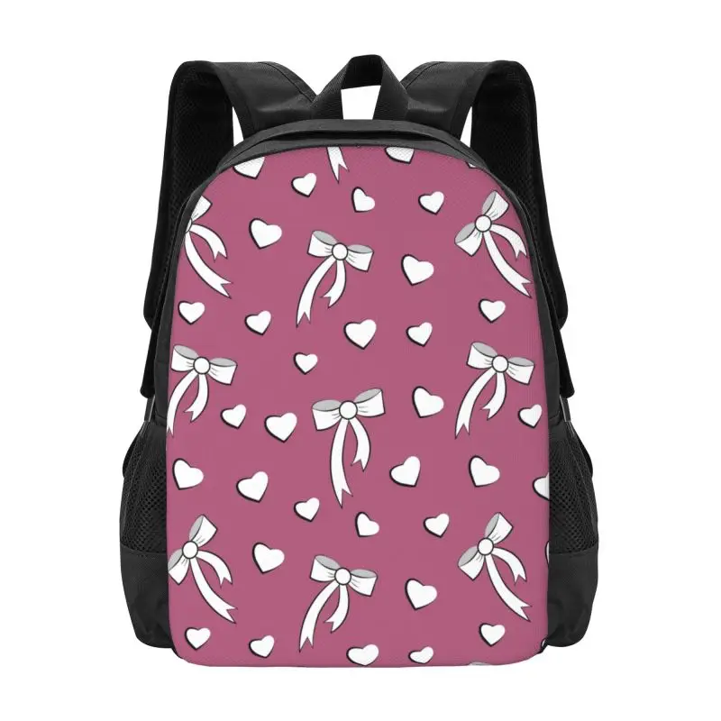 

Bow Knot Pattern Printed student backpack set Teen Backpack Pencil case Shoulder bag set suitable for school outdoor sports