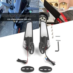 Motorcycle Wing mirror For Honda CBR 600 CBR600 RR CBR600RR 2003-2023 accessories Stealth Mirrors Adjustable Rotate Winglets
