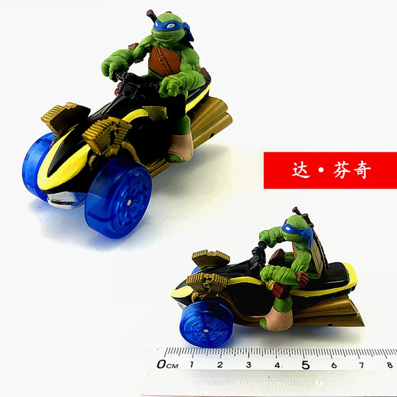 Teenages Mutants Ninjas Turtles Mutants Mayhem Toy Car Bebop Shredder Leonardo Action Figures Motorcycle Model Toys Kid's Gifts