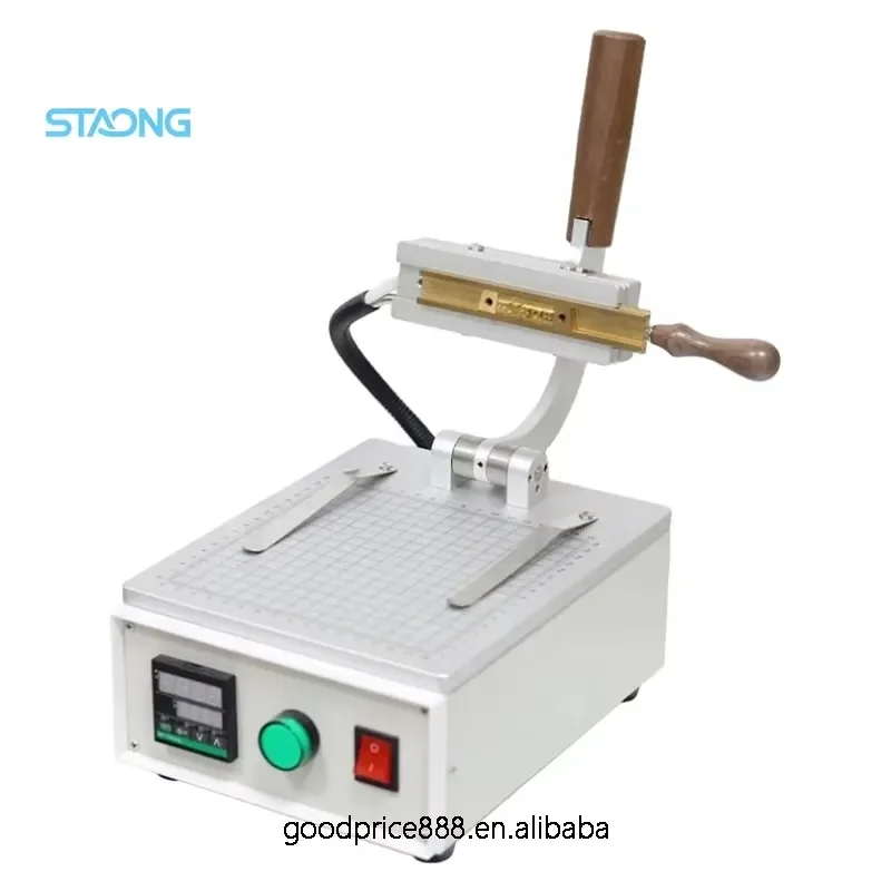 HOT *2026* Small Leather Plastic Bag Embossing Heat Pressing Machine Logo Stamp for Wood Fabric Packaging Gift Box Custom