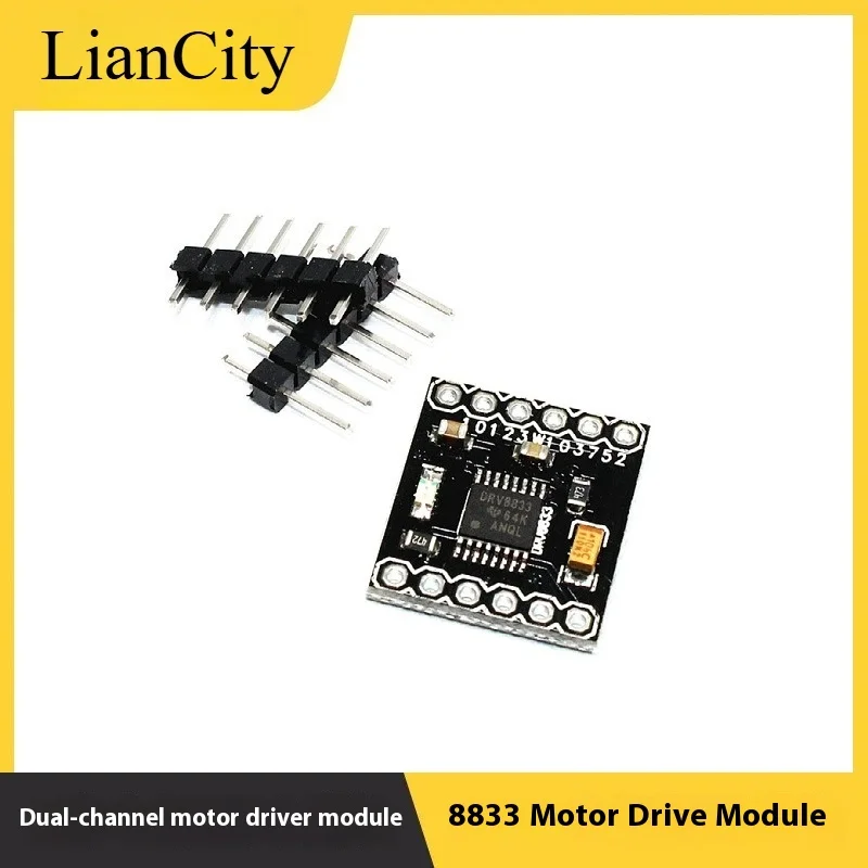 Placa de accionamiento de motor CC Módulo de accionamiento de motor de 2 vías Módulo de accionamiento de motor DRV8833, tamaño pequeño