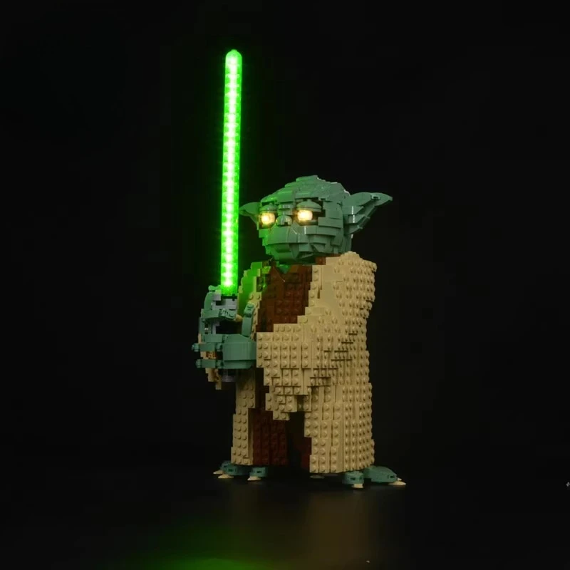 

Набор светодиодного освещения, подходящий для LEGO Yoda 75255, строительные блоки, кирпичи, лампа «сделай сам», набор игрушек, модель в комплект не входит
