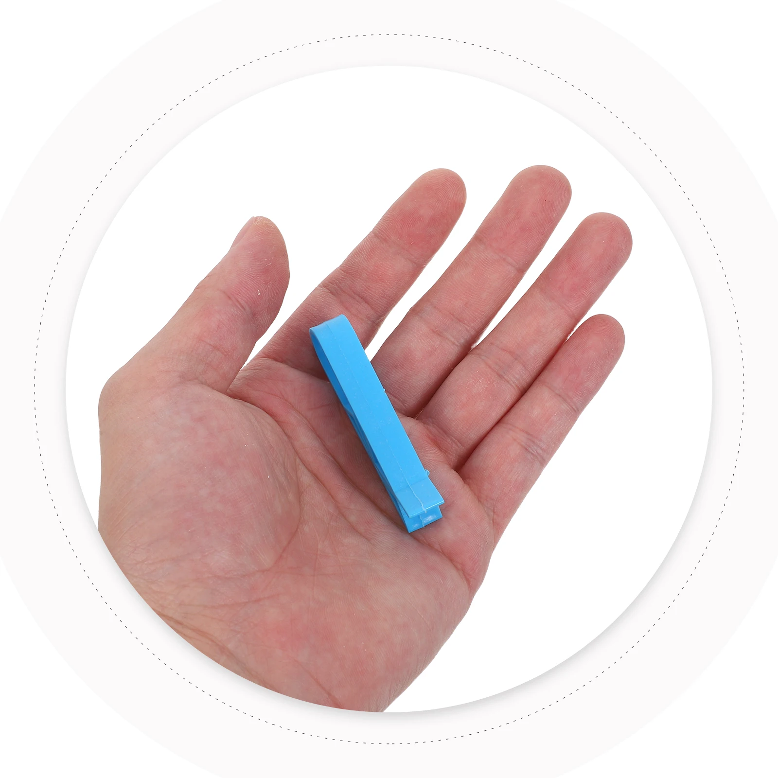 

100pcs Garbage Can Bag Clips Sturdy Plastic Waste Bin Holder Kitchen Bathroom Trash Can Clips For Bags Indoor Sanitation Clip