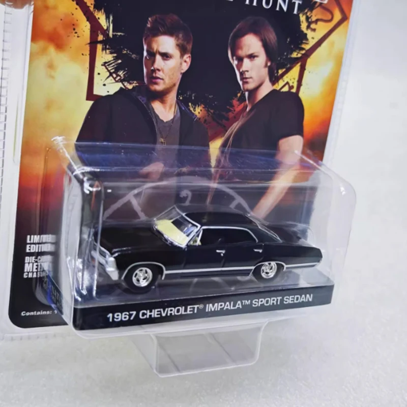 Greenlight 1:64 Supernatural 1967 Chevrolet's Impala Sport Sedan Alloy Model Car Classics Adult Souvenir Gift Static Display