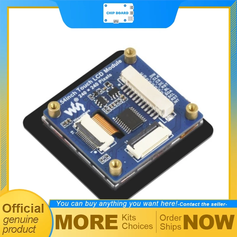 

Waveshare 1.54" LCD touch display, 240×240 IPS, SPI I2C interface, 262K color compact module