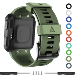 Pulseiras de relógio para garmin forerunner 35 banda silicone macio substituição bandas para forerunner 30 abordagem s10 relógio