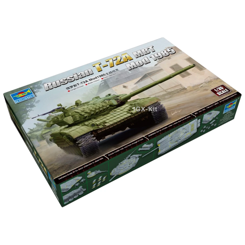 

Модель Trumpeter 09548, модель 1/35, российский Танк T72, модель, основной боевой танк MBT, военная сборка, пластиковый подарок, игрушка, набор для моделирования