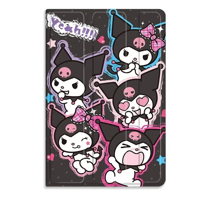

Kawaii Kuromi IPad Case for 10th 10.9 Case Cartoon Tri-Fold Silicone Cover for IPad 7 8 9 Pro 10.5 Air3 4 Smart Protective Case