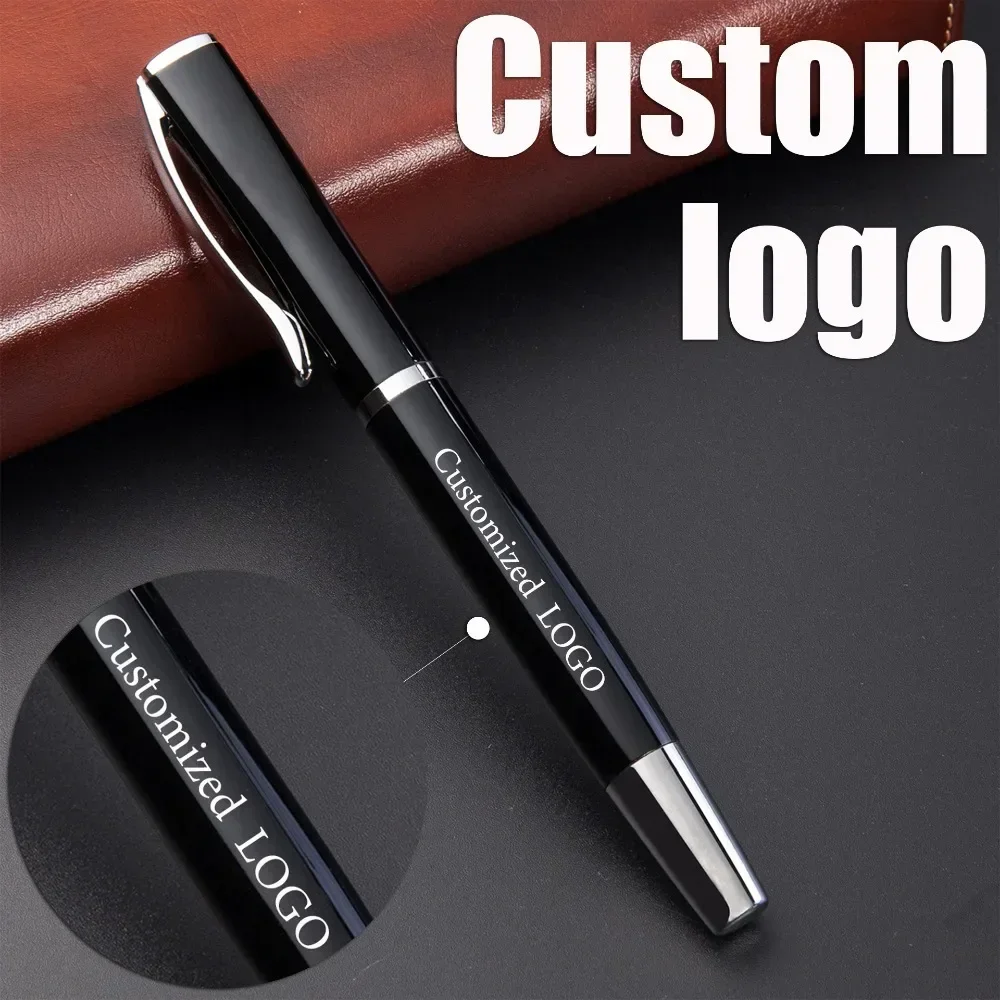 

Luxury Business Office Metal Signature Pen Customized Logo Advertising Ballpoint Pen Writing Stationery Ballpoint Pen Wholesale