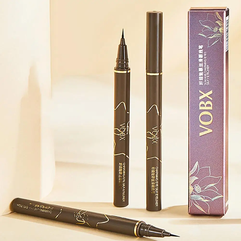 Penna per Eyeliner liquido Ultra-fine Matte sdraiato Silkworm Pencil Stick Makeup Eye Eye Smooth Shadow Fast Lash Lasting Dry N1C8