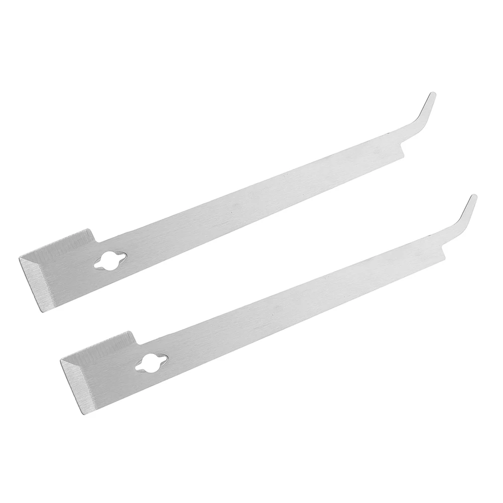 

2 Pcs Stainless Steel Hive Scrapers Beekeeping Tools Curved Scraper for Cleaning Multi Function Equipment Accessories