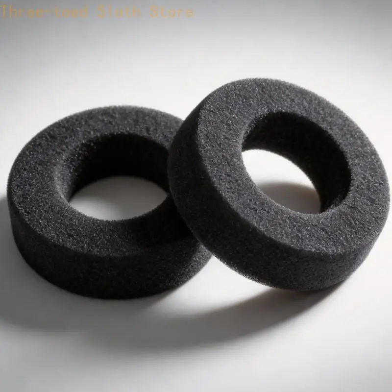 Ersatzschaum-Headset-Ohrpolster für C3310 C3320-Kopfhörer, 1 Paar schwarze Ohrmuscheln E74A – Detail 4