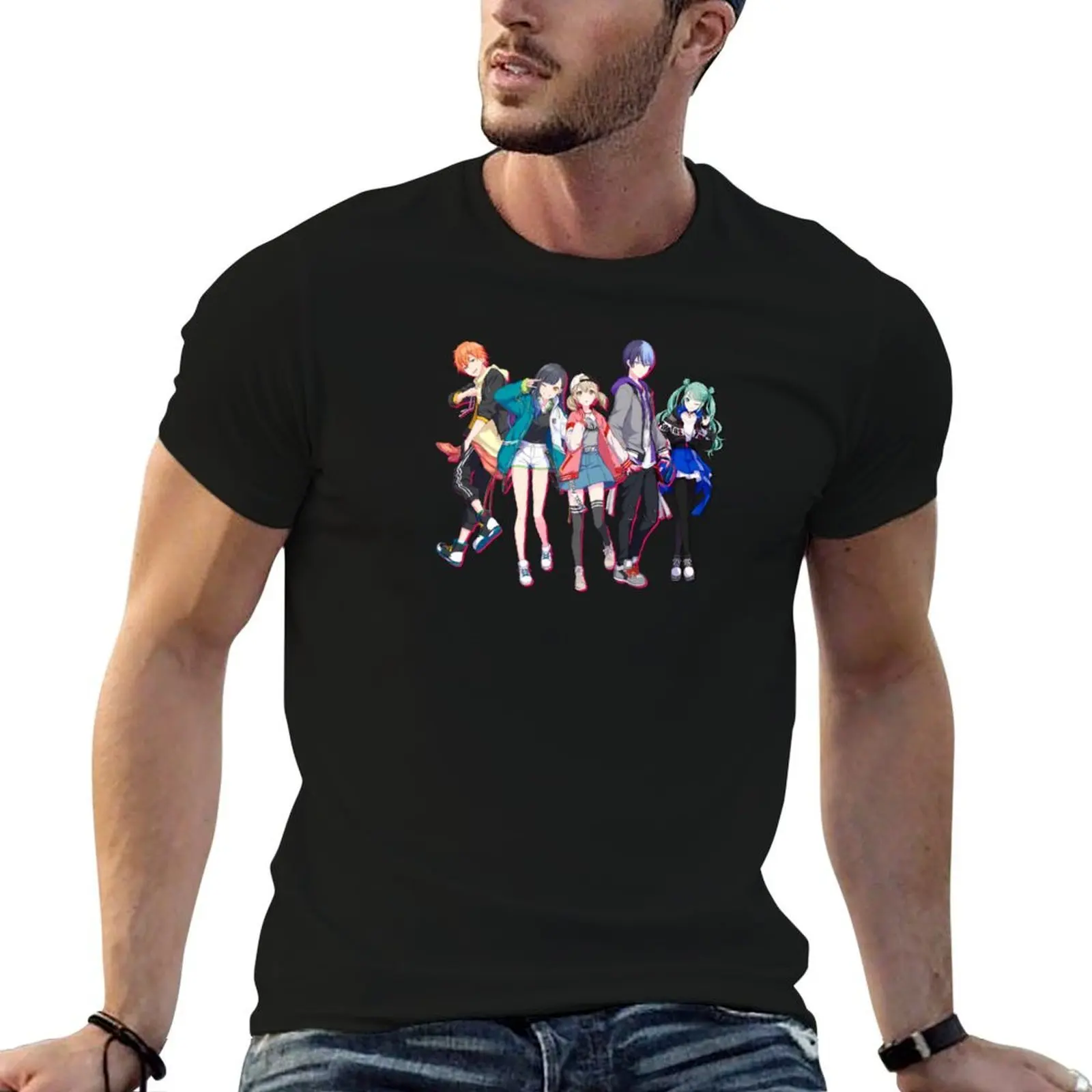 

Vivid BAD SQUAD T-Shirt t shirts for man graphic vintage t shirts for man cotton soft funny t shirts man T-shirt
