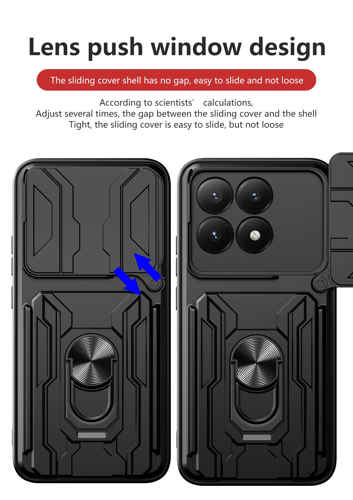 

Card Holder Case for Xiaomi 15T Pro 5G 14T 13T 12T Mi 15t Xiaomi15t Mi15t Phone Cover Slide Lens Camera Shockproof