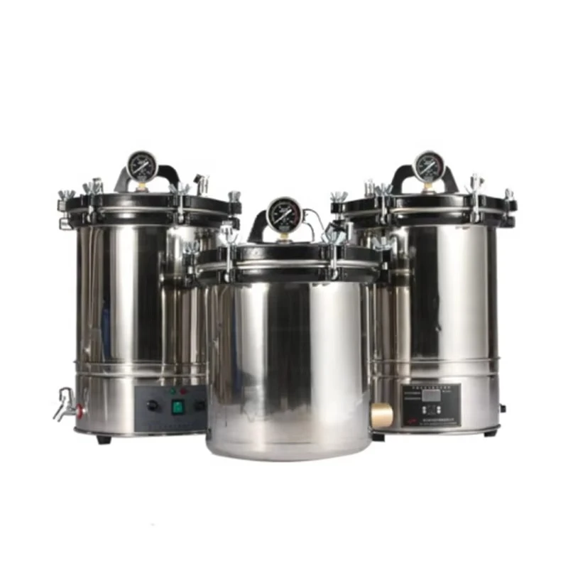 

Portable Pressure Steam Sterilizer Microcomputer Controlled Digital Display Stainless Steel Sterilizer