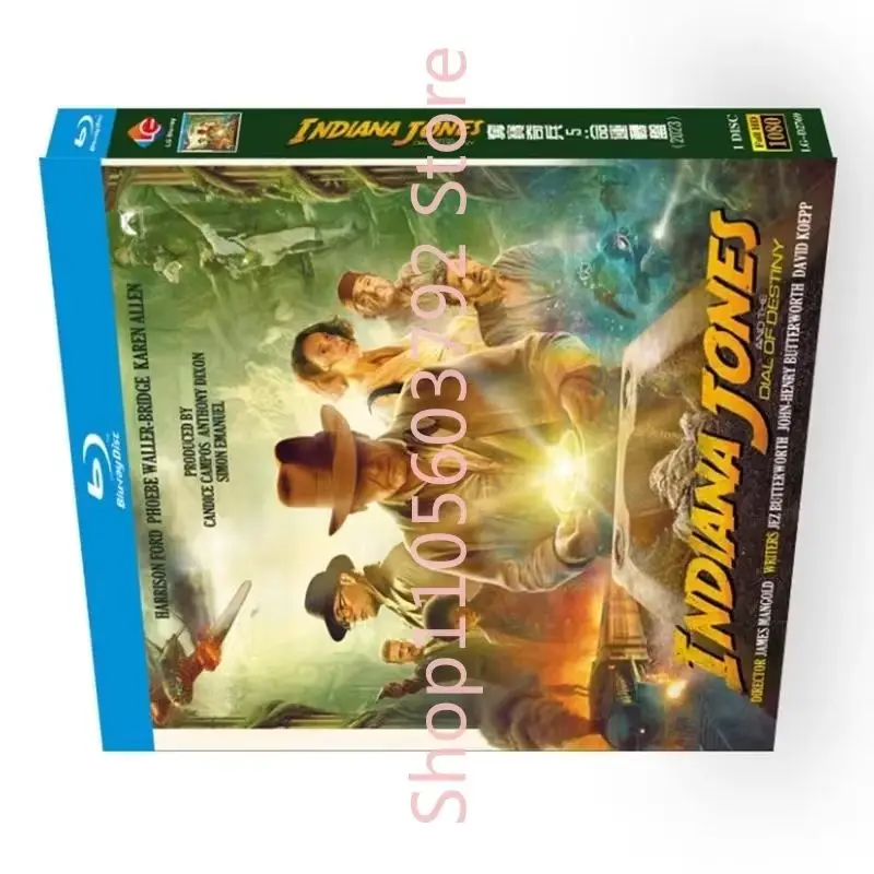 Indiana Jones et le Cadran du Destin (2023) BD Blu-ray Disc Nouvelle Boîte d'Emballage