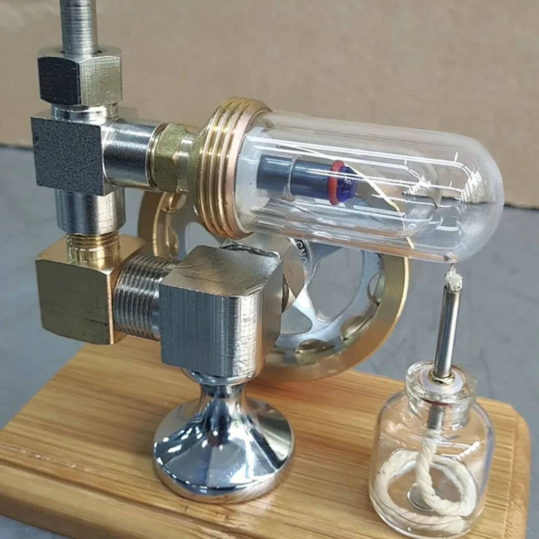 Power Stirling Engine Model Piston External Combustion Engine Puzzle Physics Toys Novelty Men Gifts