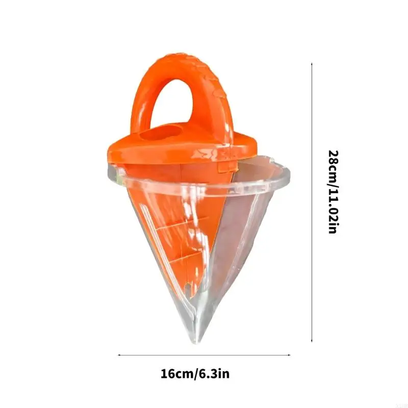 N1HB Kids Beach Spilling Funnel Molding Tools Overflow Funnel Educational Construction Gadgets For Summer Activities