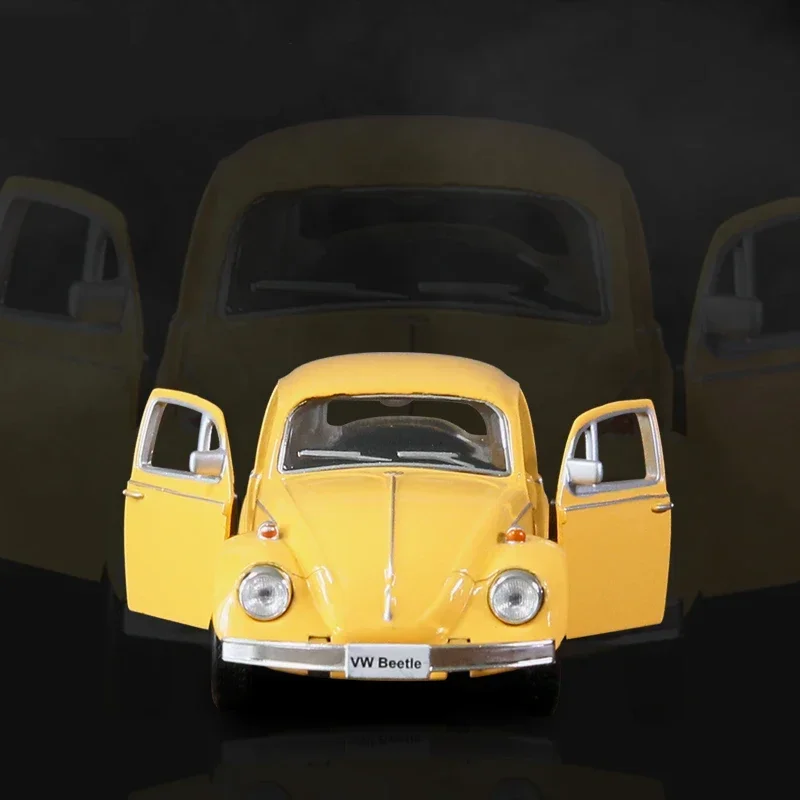 Volkswagen coccinelle 1/36 – véhicule en métal moulé sous pression, Collection de jouets pour garçons, cadeau de noël, décoration de la maison, 1967