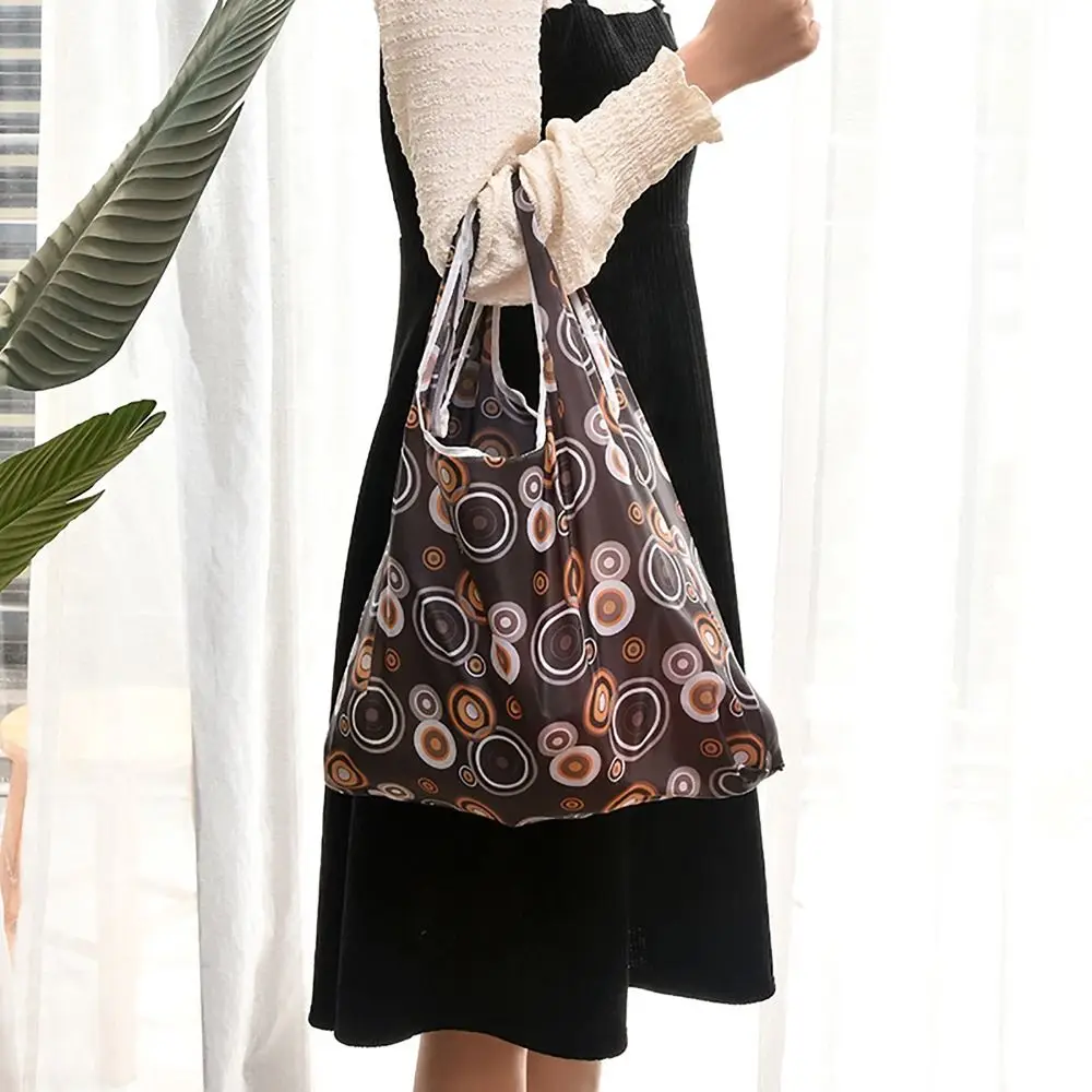Large Size Folding Shopping Bag Washable Cloth Heavy Duty Reusable Shopping Bag Lightweight Portable Bag for Everyday Use
