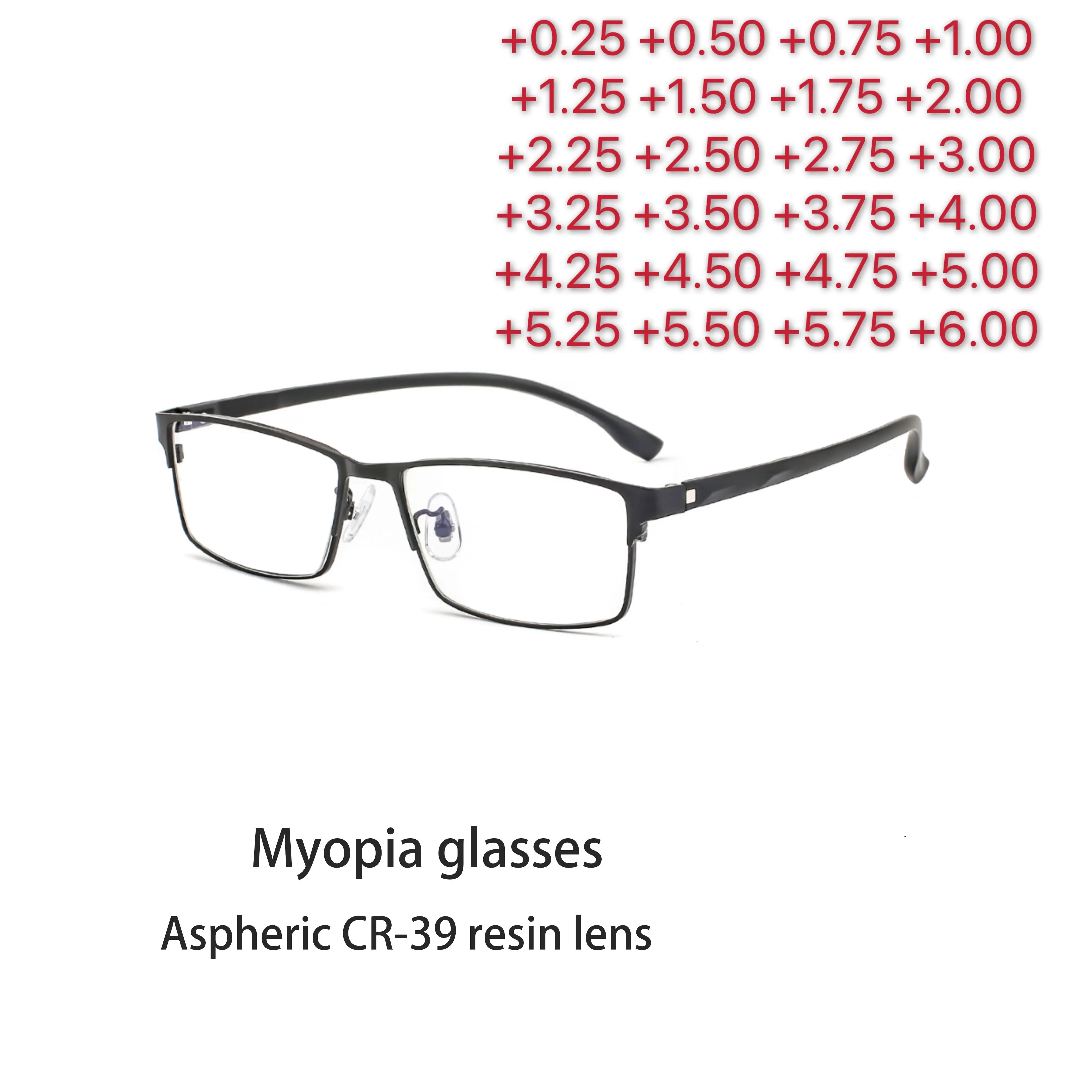 

Ahora Men Suqare Бизнес Очки для чтения для пресбиопии Мужские очки с диоптриями +1,0+1,25+1,5+1,75+2,0+2,25+2,5+2,75+3,0 до +6,0