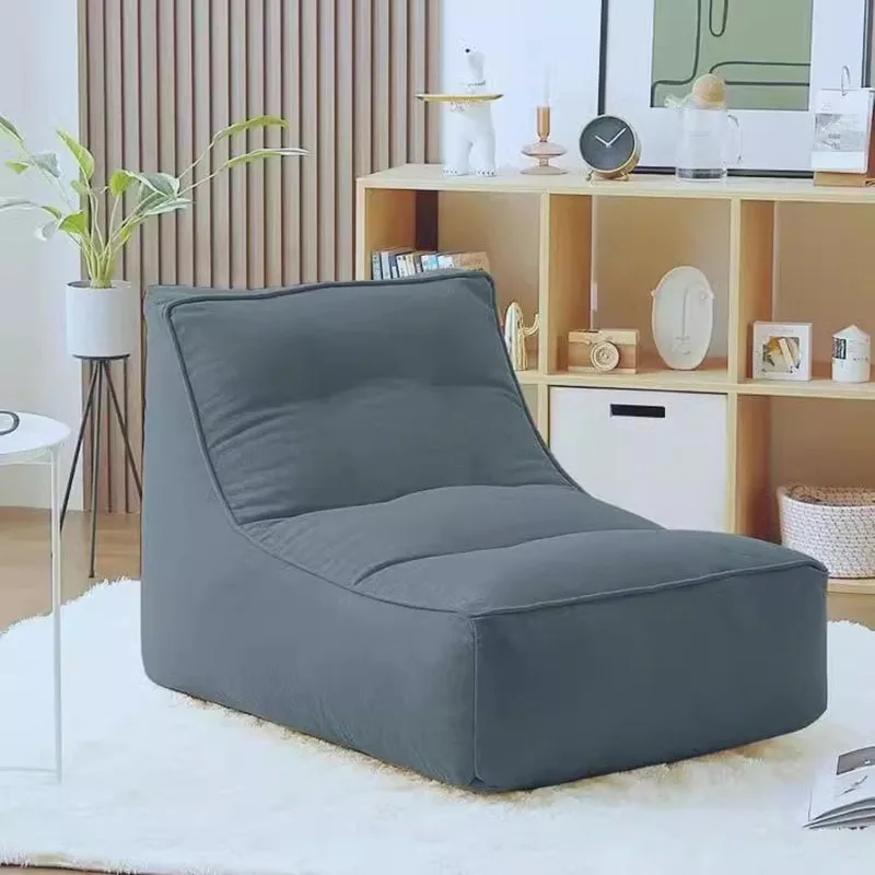 Relaxing Cozy Simple Sofa Chair Unique Soft Lazy Recliner Living Room Sofas Plush Floor Lounge Woonkamer Banken Home Furniture