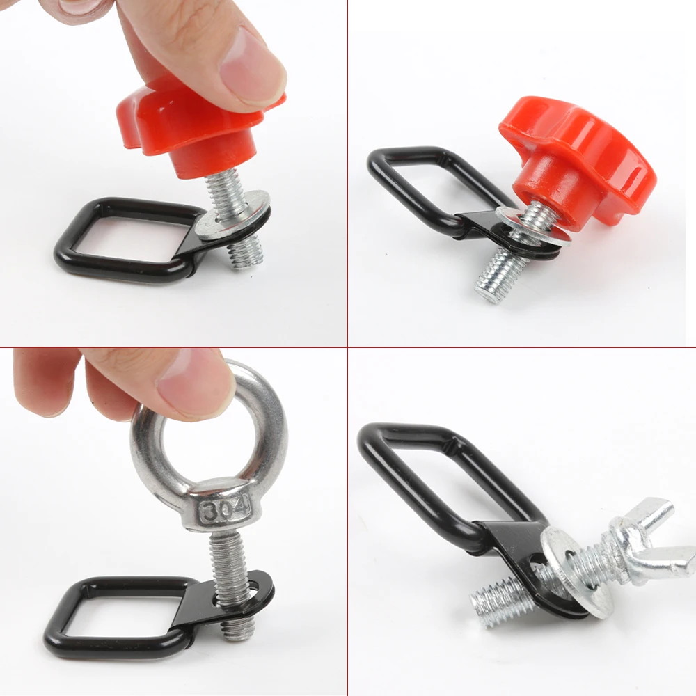 Trunk Cargo Surface Mount Tie-Down D Ring Quick Release Fastener Clip for Jeep Wrangler JL JK TJ JT 1996-2022 Car Interior Parts