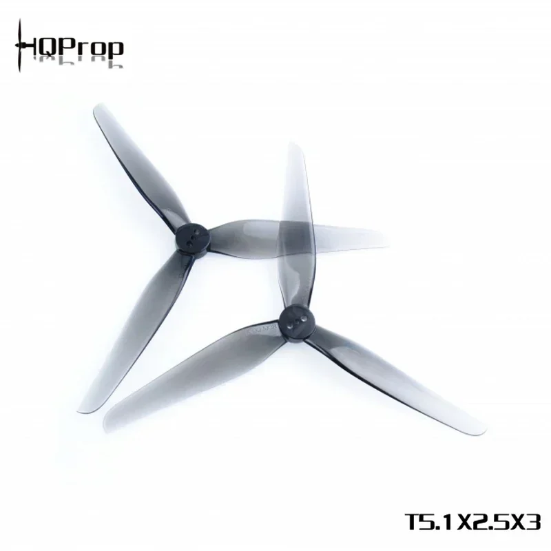 

10Pairs(10CW+10CCW) HQPROP T5.1X2.5X3 5125 3-Blade T-Mount Propeller