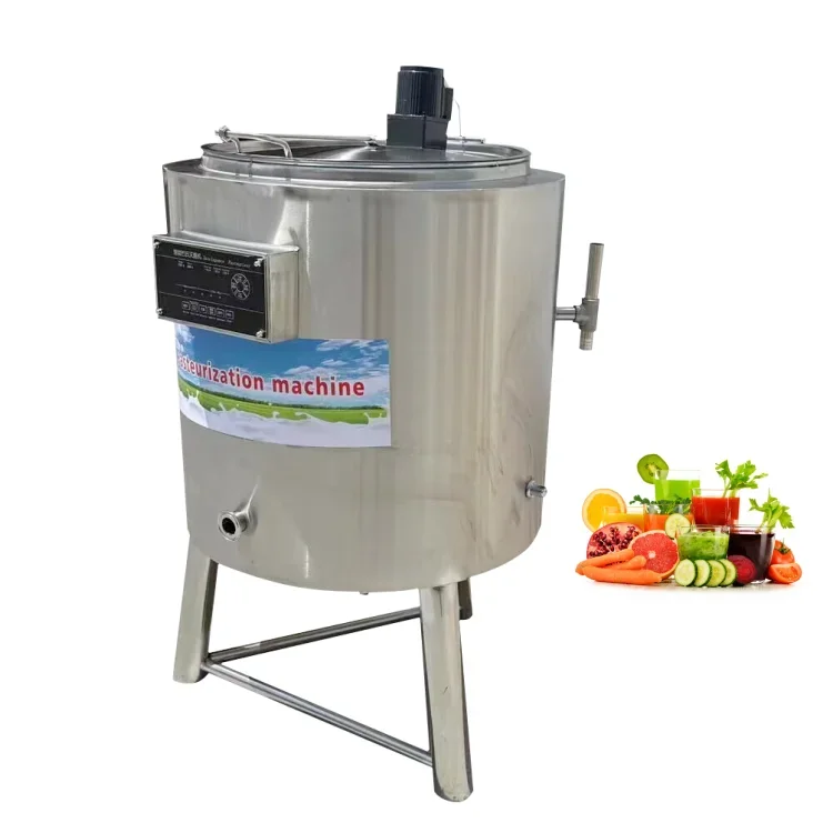 Pasteurization Machine 50 Liters Uht Milk Pasteurizer 500 Liter Milk Pasteurization Equipment