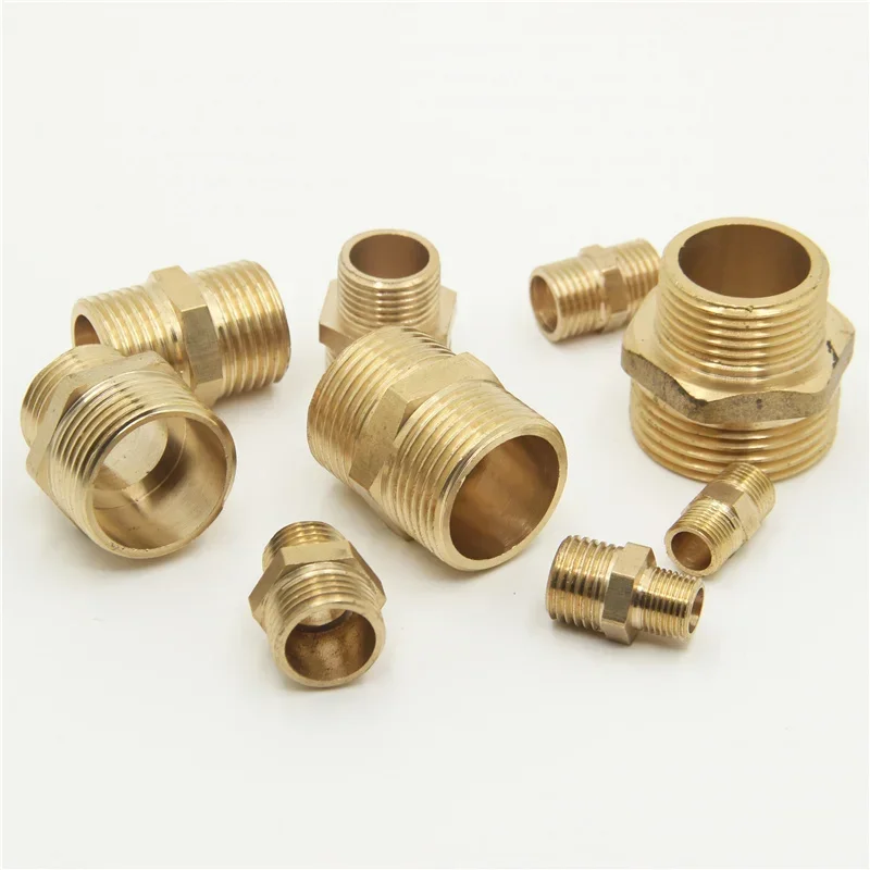Copper Equal Diameter Double Outer External Thread 1/2 Conversion 1/4 Variable Diameter 3/8 Turns 1/8 Joint 1 Inch Change 4/3