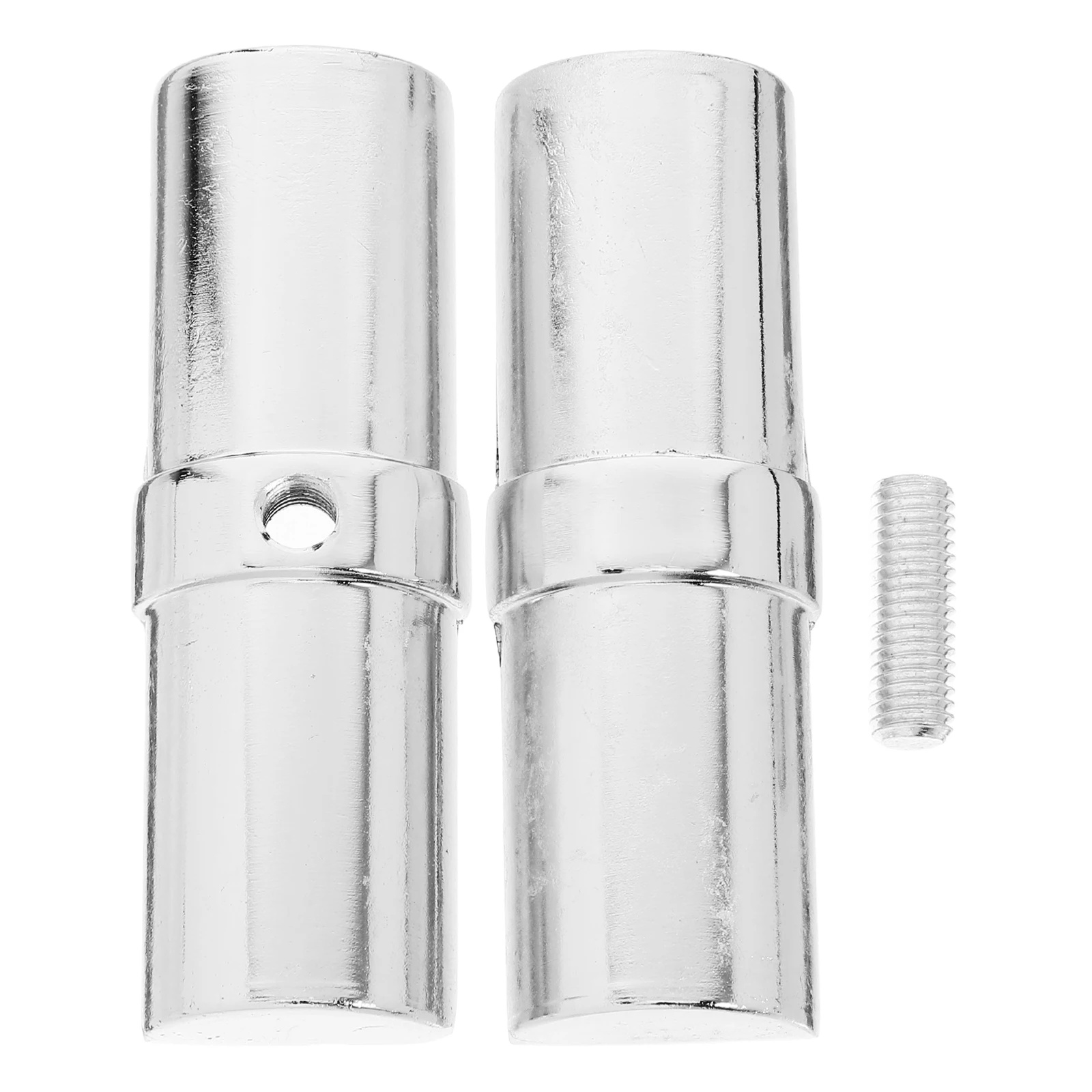 

Sturdy Round Tube Connector Heavy-Duty Aluminum Alloy Pipe Joint For Dryer Vent Hose Closet Rod Fittings Tube Assembly