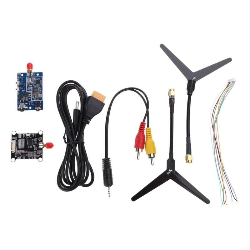 1 Set Wireless Images Transmission Module 1W 1.2/1.3GHz VTX-1G3SE Transmitter VRX-1G3-V2 Receiver for FPVs