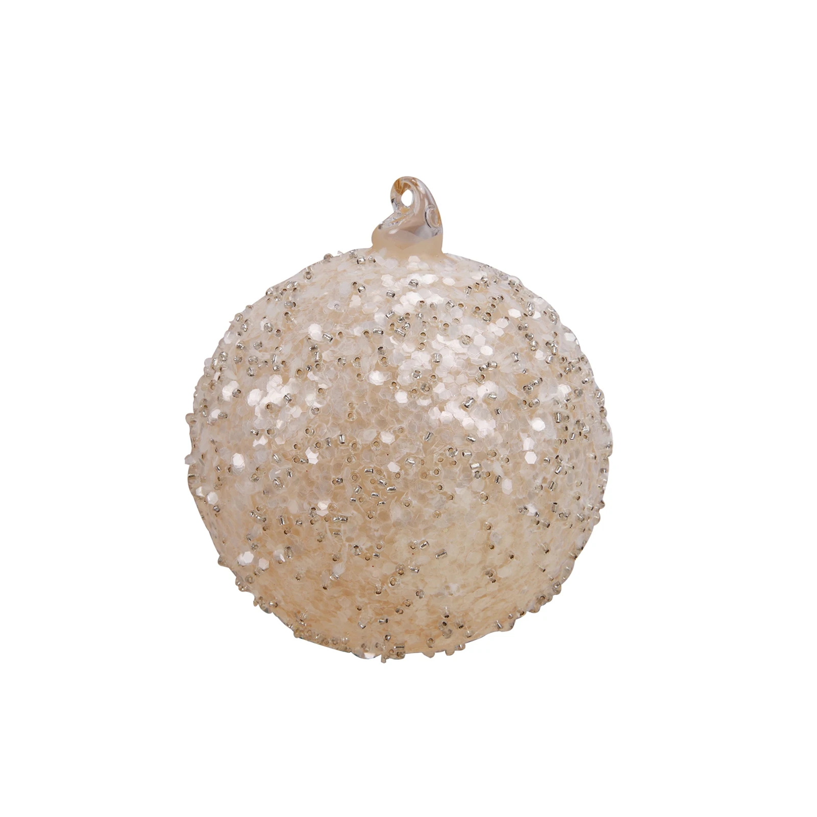 1Pcs/4Pcs Home Decoration Xmas Ball Ornament Glass Hanging Xmas Tree Glitter Sequin Balls Christmas Tree Ornaments Xmas Decor