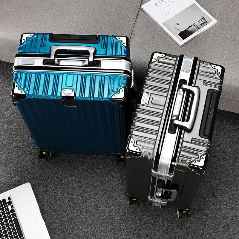 Traveling Suitcase With Large Capacity Male Universal Wheel Password Box Female High School Student Trolley Case Solid Suitcase