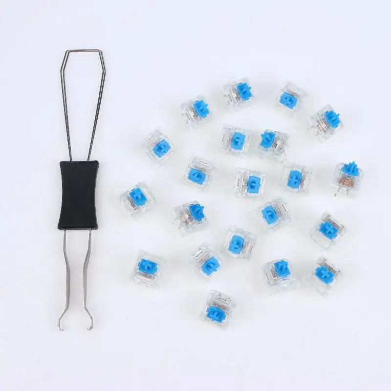 1 Set Keyboard Replacement Accessories Keyboard Switch Keyboard Clicker Key Replacement 3 Pin Tactile Switch