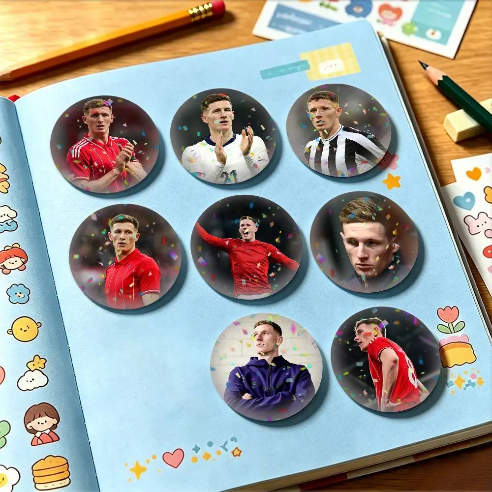 Football Star E-Elliot Anderson 25 32 44 58 75mm Badges Personalized Round Brooches Pins Accessory Gift