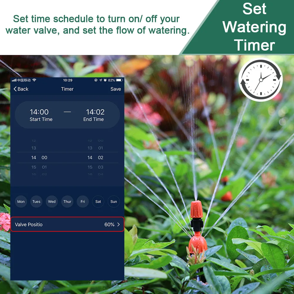 New Alexa Google Voice Control Tuya Smart WiFi Control Smart Water Valve WiFi Shut-Off Controller Garden Irrigator Zigbee Valve