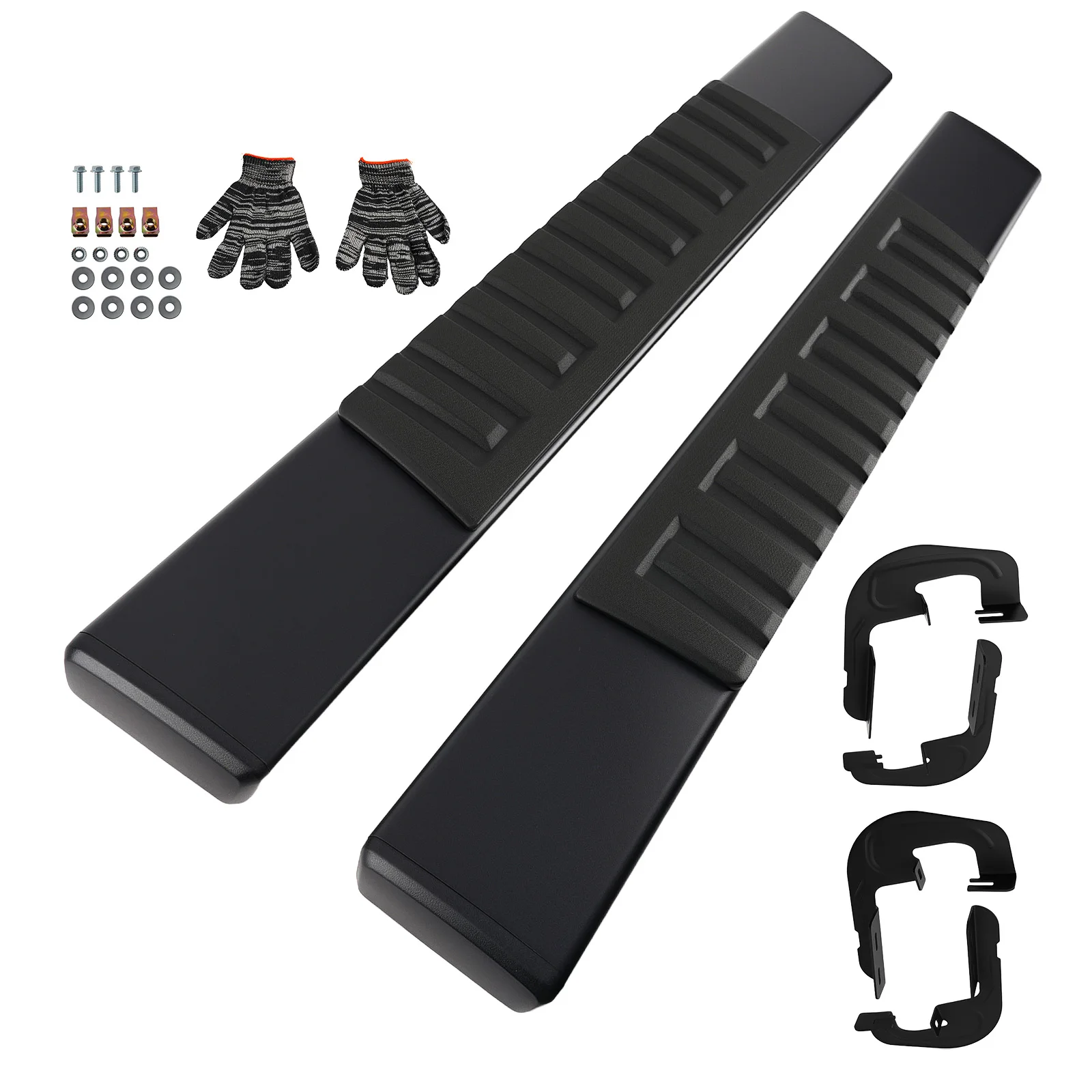 

Side Steps Running Board Non-Slip for GMC Sierra Silverado HD 07-19 Standard Cab