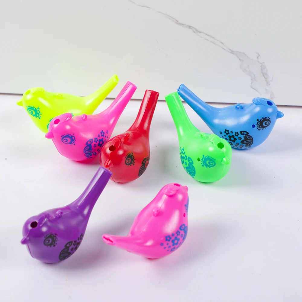 12Pcs Cute Water Bird Whistles Noise Maker Musical Toys for Kid Birthday Party Favors Baby Shower Gifts Goodie Bag Pinata Filler