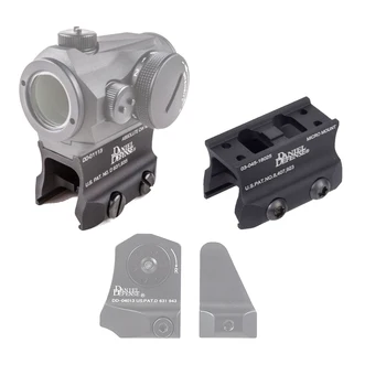 Tático DANIEL DEFENSE T01 T02 Red Dot Sights Scope Mount Adapter Riser Base de montagem aumentada