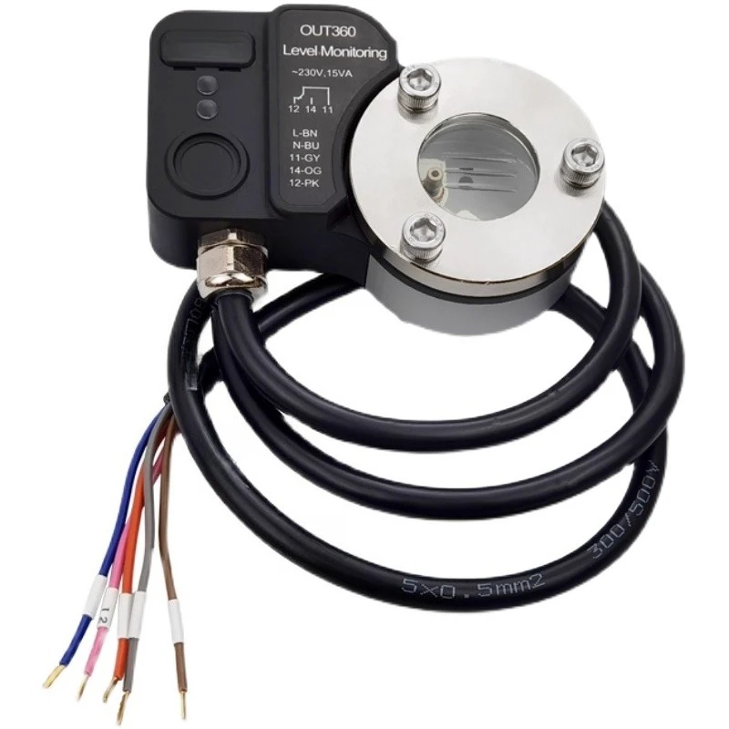 

Oil part electronic level switch oil sight mirror, unit compressor oil return balance controller relay