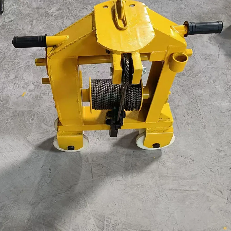 SLY Multifunctional Handling Rail Trolley Wire Rope Crane SDG-2 Trolley Rail Puller - view 3