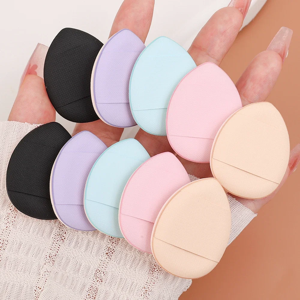 Sponge Finger Powder Puff Mini Size Air Cushions Cosmetics Puffs Foundation Concealer Face Detail Applicator Makeup Wet Dry Use