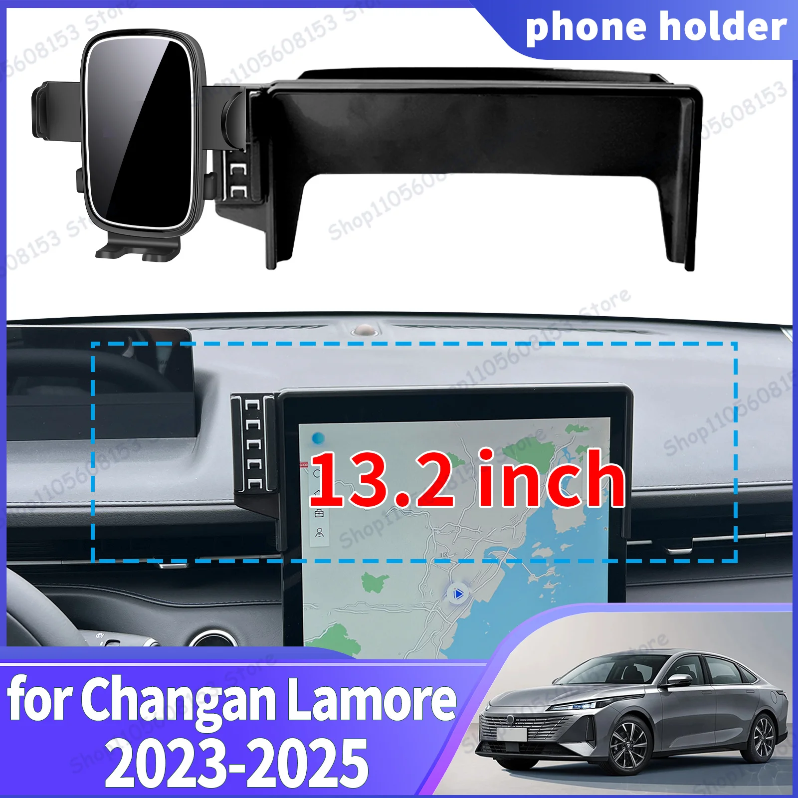 fit for Changan Lamore 2023 2024 2025 EADO Plus Navigation Phone Holder Mount Customized Car accessoires