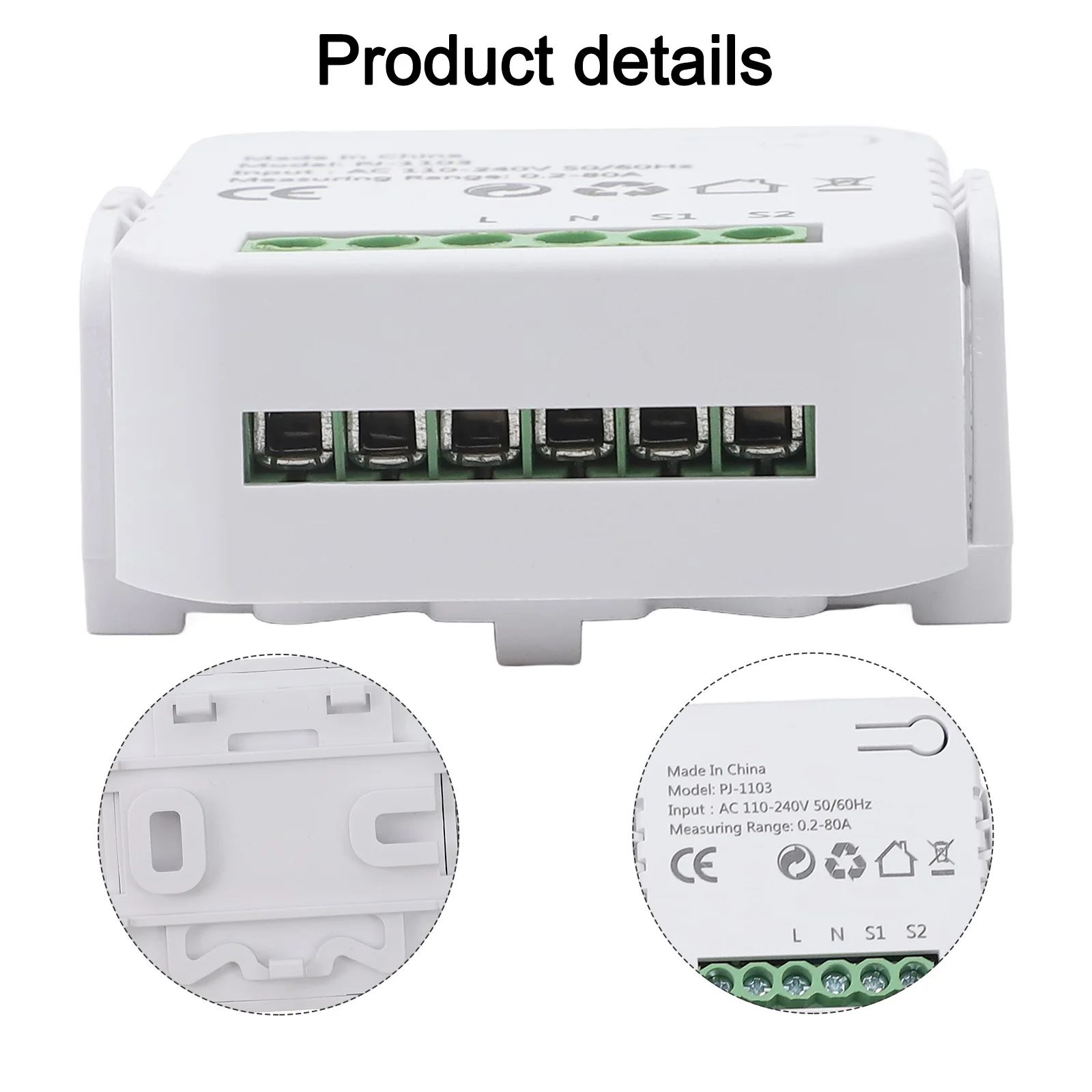 For Household Electricity Electricity Meters Replaceable Accessories Safe Simple Comprehensive Energy Monitoring
