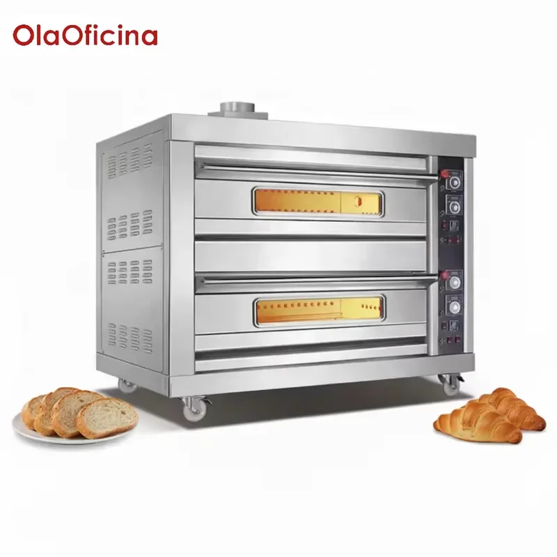 Digital High Temperature Portable Stainless Steel Table Top Oven For Restaurants Bakeries Pizzerias Commercial Baking
